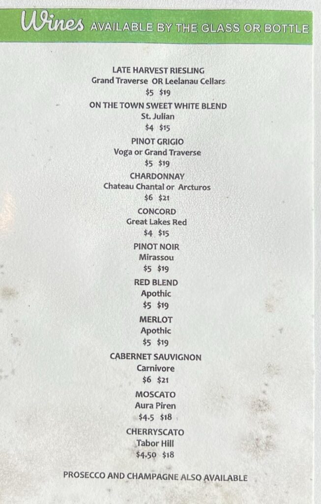 Ma Deeters Menu 3