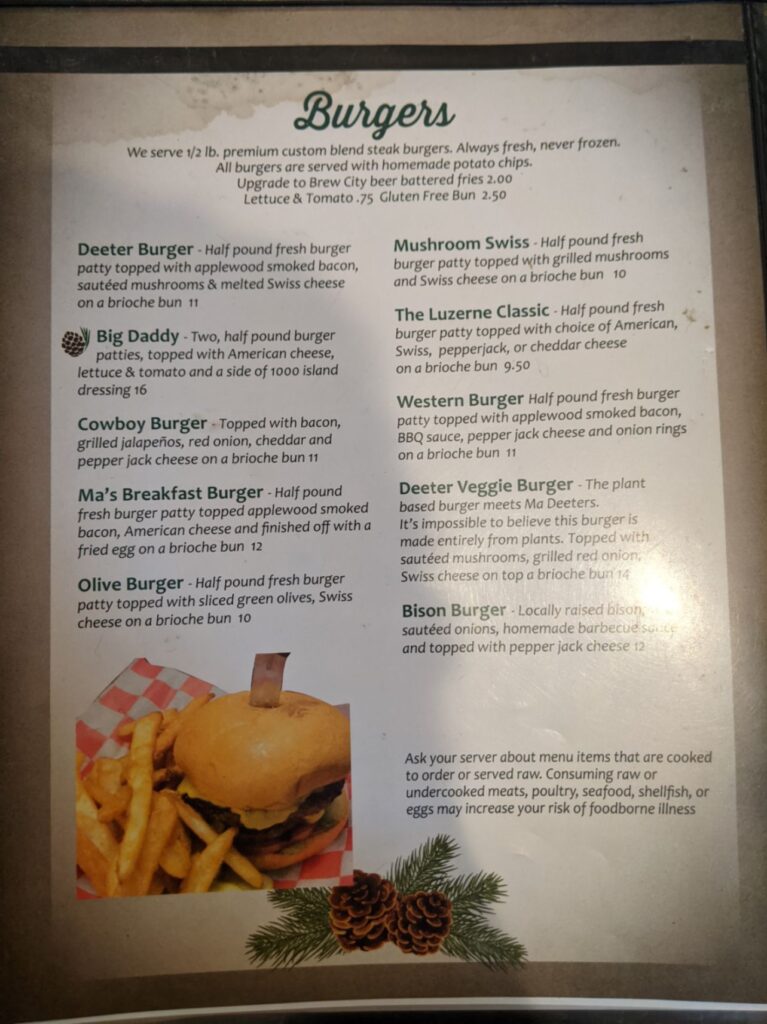 Ma Deeters Menu 7